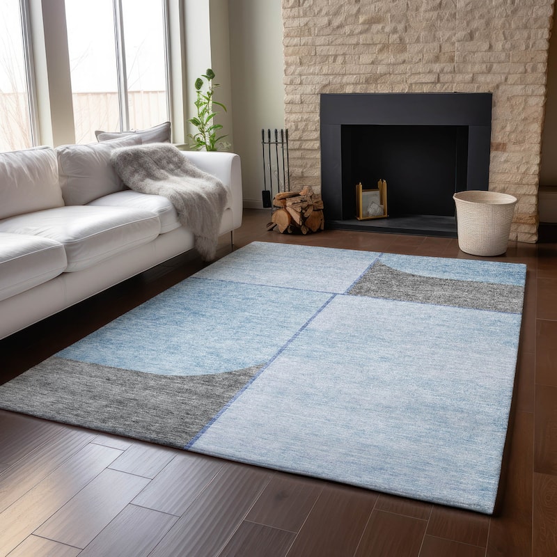 Premium Washable Super Soft Contemporary Deco Mayfield Rug