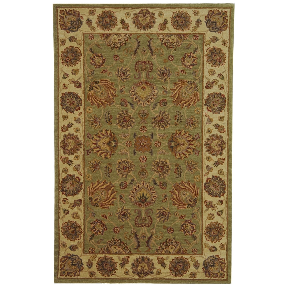 SAFAVIEH Handmade Heritage Kimono Traditional Oriental Wool Rug