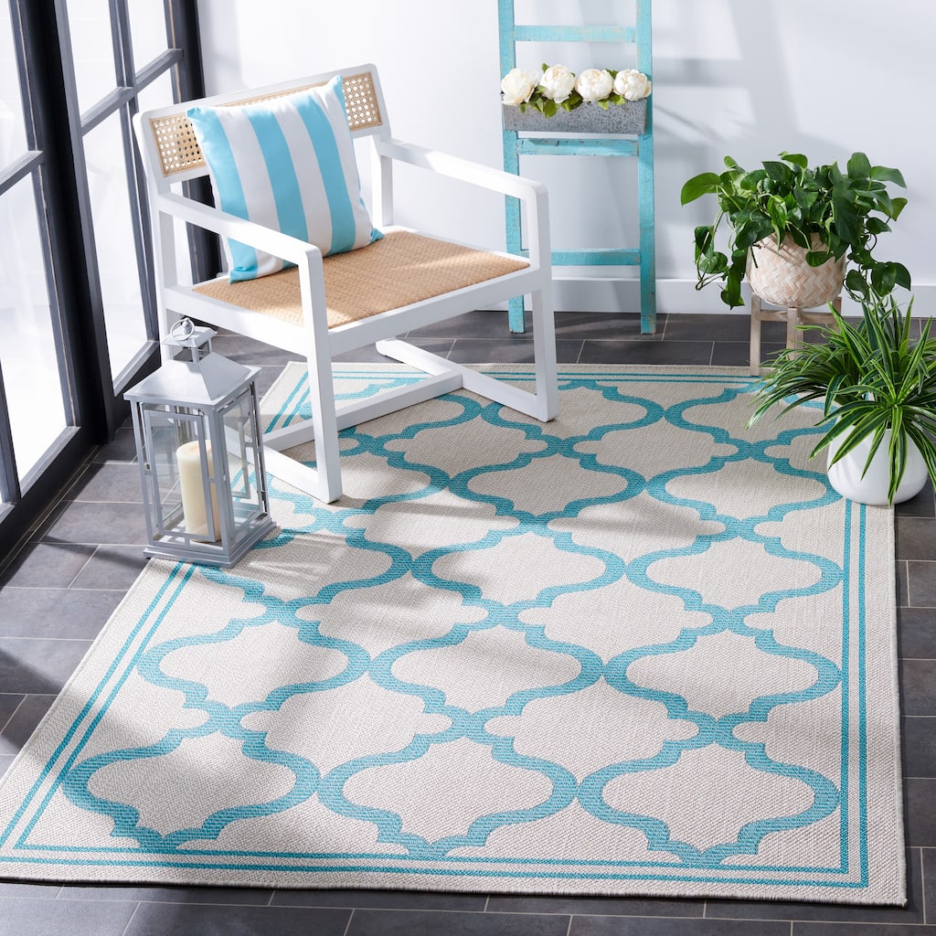 SAFAVIEH Bermuda Washable Edelt Indoor/ Outdoor Waterproof Rug - 9' x 12'