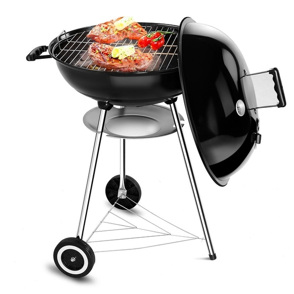 Shop Gymax 22.5-Inch Kettle Charcoal Grill BBQ Outdoor ...