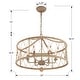 preview thumbnail 8 of 7, Crystorama Lighting Group BRX-B7906 Brixton 6 Light 24" Wide Wrought