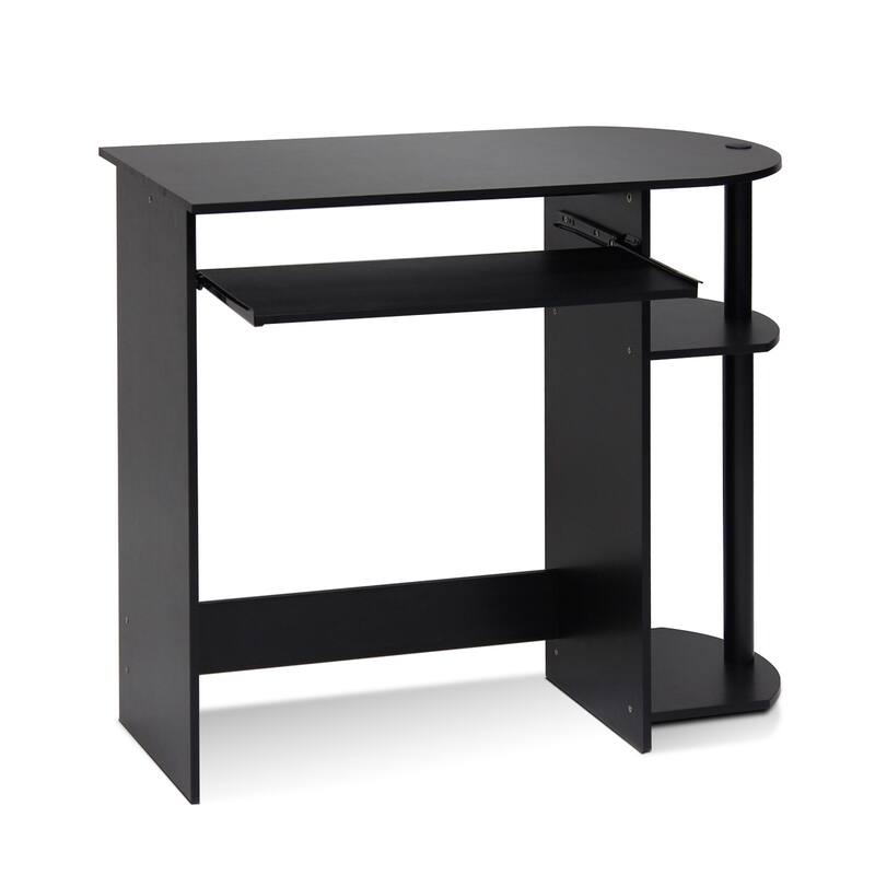 Asian Style Computer Desk with Drawer - Simple Home Office Desk, 31" Wide