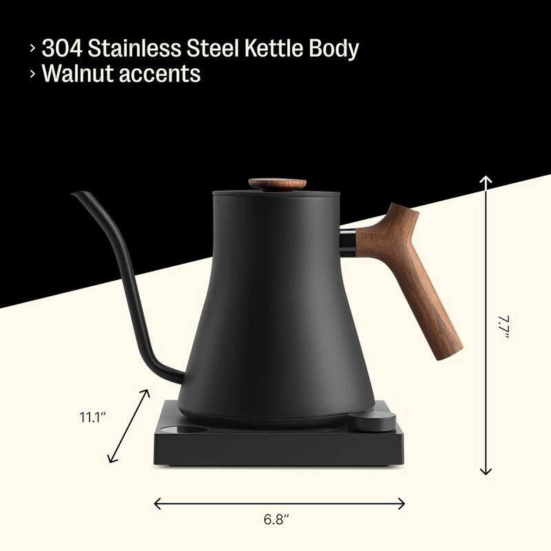 Stagg EKG Pro Electric Gooseneck Kettle Pour Over Coffee and Tea Pot