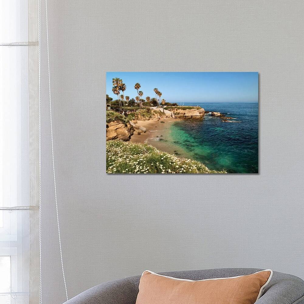 iCanvas "USA, California, La Jolla, Clear water on a spring day at La Jolla Cove" by Ann Collins Canvas Print