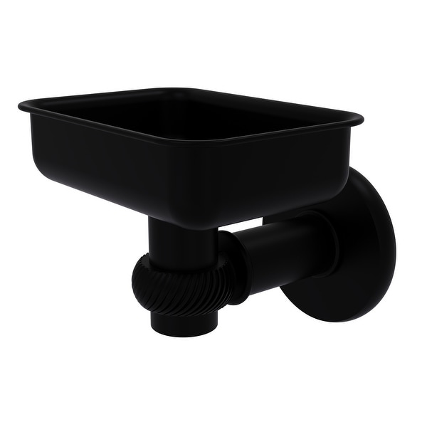 Allied Brass Continental Collection Wall Mounted Soap Dish Holder with Twist Accents