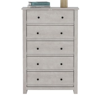 5 Drawer Dresser - Chest of Drawers for Bedroom - Clothes Storage