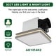 preview thumbnail 28 of 33, Akicon Bathroom Exhaust Fan with Light, 18W Dimmable 3CCT LED Light with 3.5W Night Light