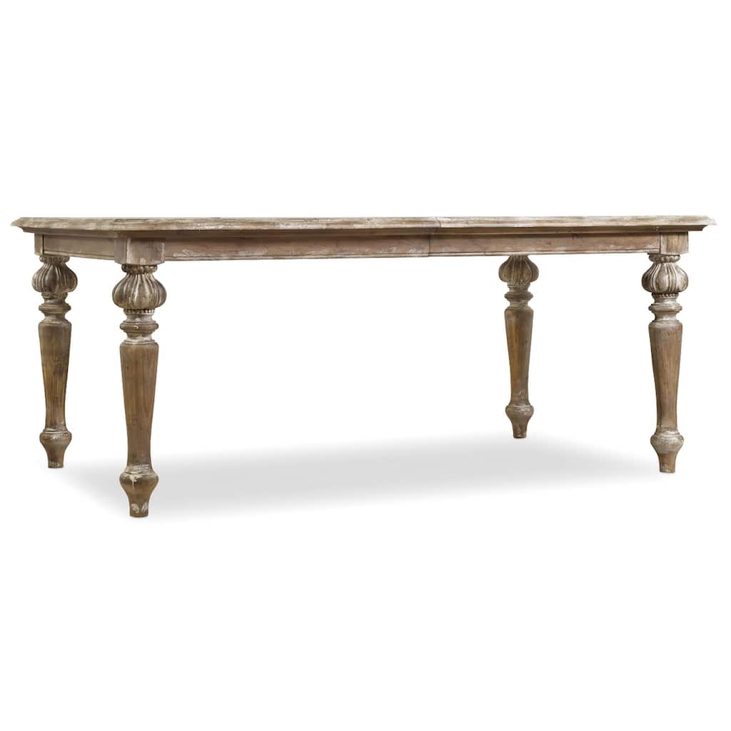 Chatelet Rectangle Leg Dining Table with Two 18'' Leaves - 72"x30"x42"