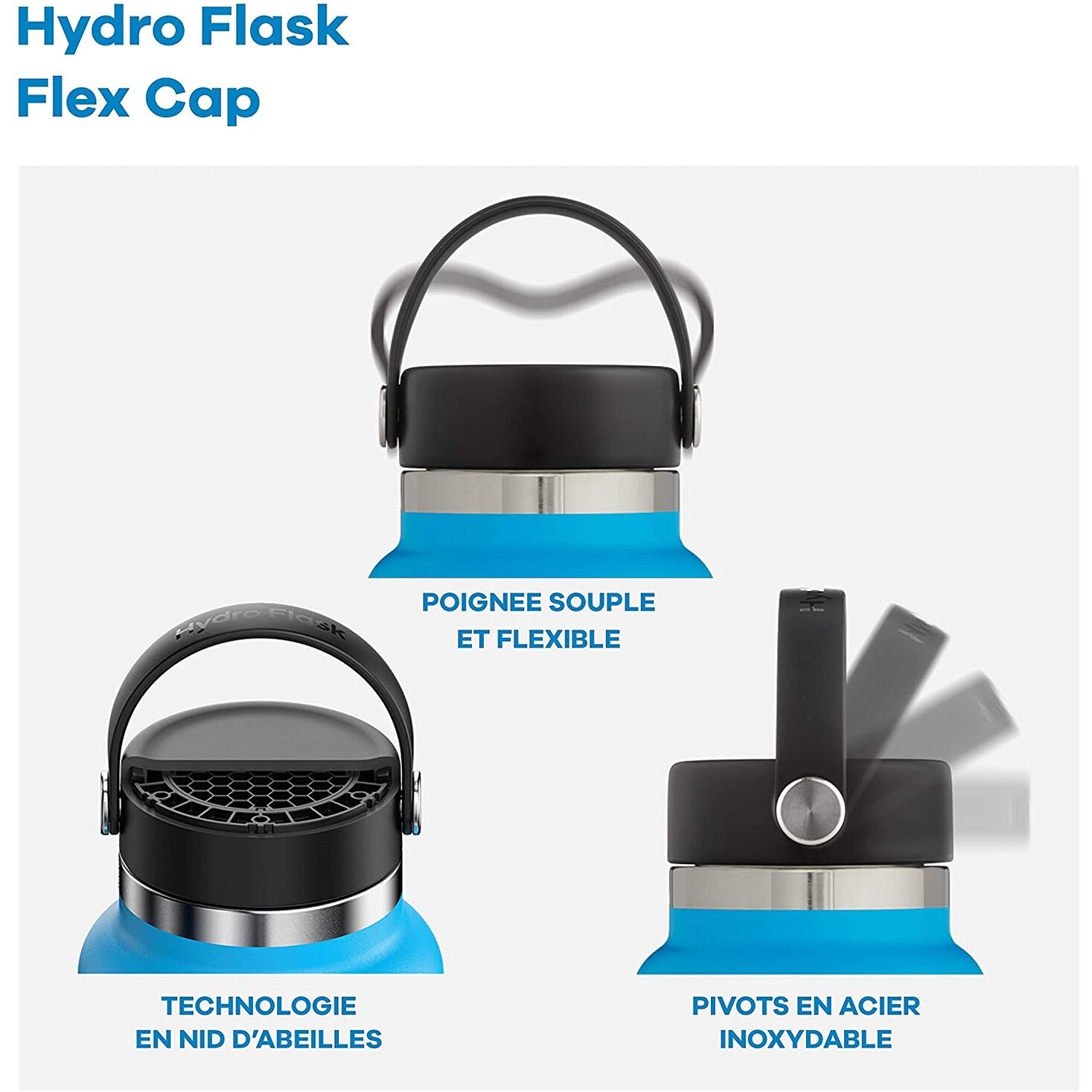 Hydro Flask 32oz WideMouth w/Leak Proof FlexCap WaterBottle,Alpine - Bed  Bath & Beyond - 34849659