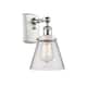 Option White and Polished Chrome / Clear