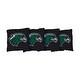 preview thumbnail 1 of 1, Northeastern State Riverhawks Black Cornhole Bags All-Weather Resin Filled