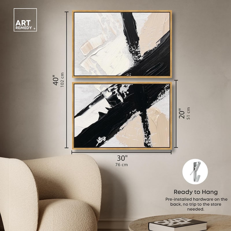 Graphic Impact II Canvas Set of 2 by Art Remedy
