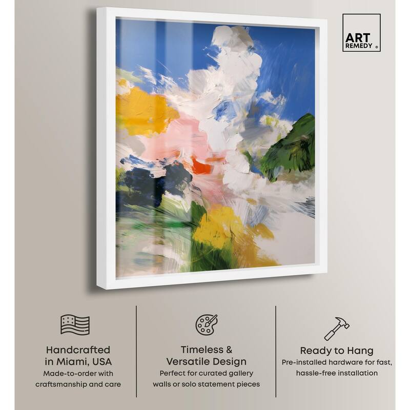 Clouds and Color II Shadowbox by Art Remedy