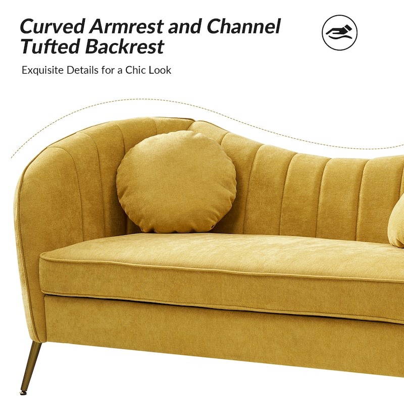 Cecilia 64.6" Wide Loveseat with Removable Cushions