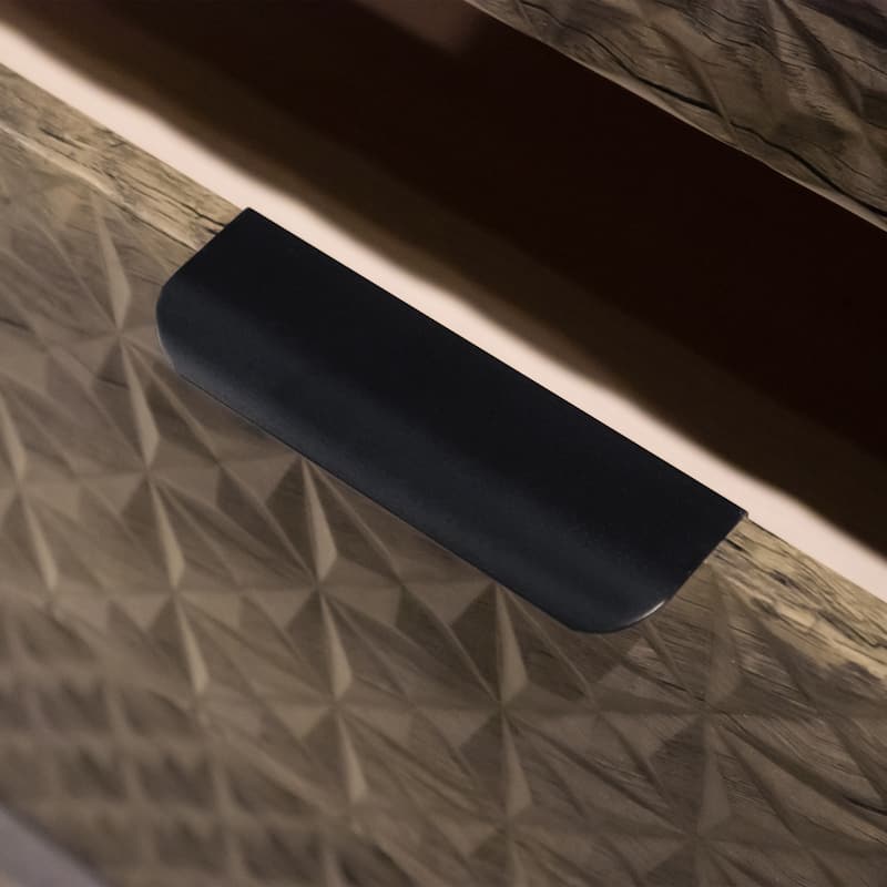 Furniture of America Orelo Modern Dark Brown Wood 2-Drawer Nightstand