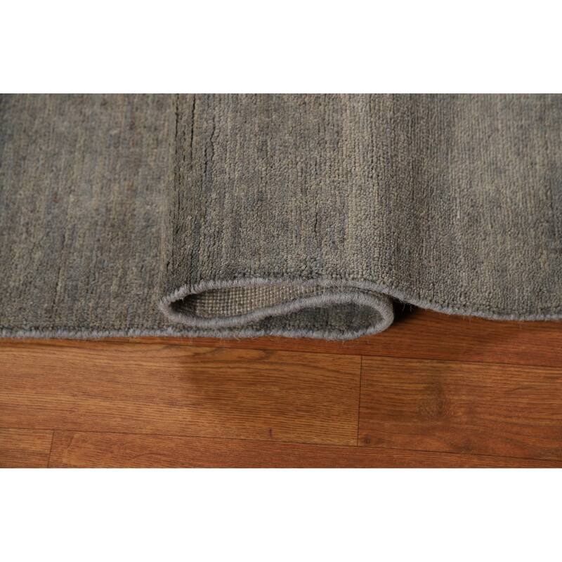 Hand Knotted Oriental 100% Wool Carpet Modern Modern Multi-Colored Gabbeh Area Rug - 4' 10'' X 3' 3''
