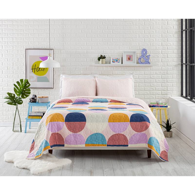 Ampersand Design Studio Circles Quilt Set