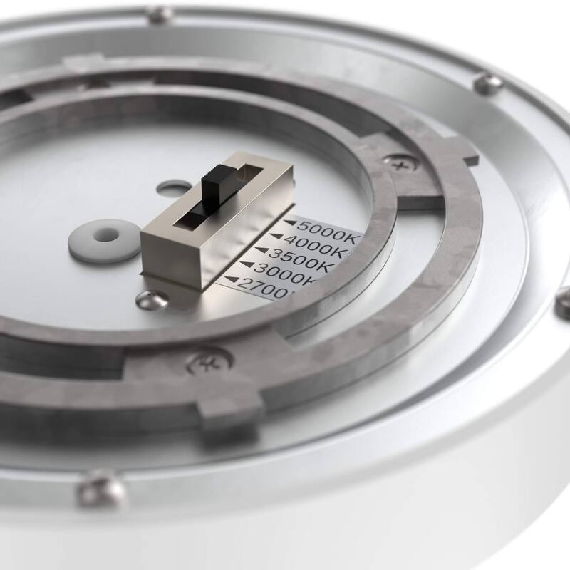 Delta 10 Inch Low Profile Round CCT LED Flushmount - 10 Inch