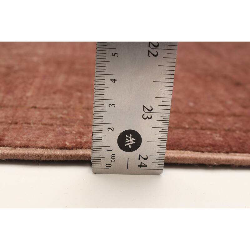 ECARPETGALLERY Hand-knotted Vibrance Brown Wool Rug - 5'1 x 6'9