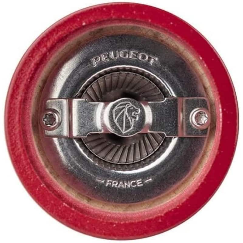 Peugeot Bistro Salt Mill Passion Red 10cm-4in.