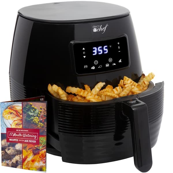 slide 2 of 16, Deco Chef Digital 5.8QT Electric Air Fryer