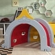 preview thumbnail 8 of 7, Qaba Kids Play Tunnel for Children 3-6 Years to Crawl and Climb, Lion Design , Multicolored