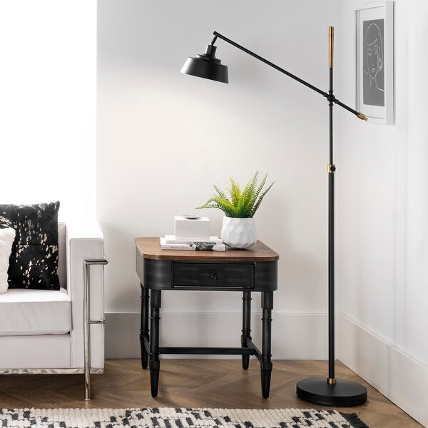 nuLOOM Aviva 64" Iron Floor Lamp - 12" W x 12" D x 64" H. Opens flyout.