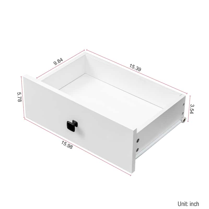 70.87" Laundry Cabinet with Storage Cabinet and Drawer, White with Removable Cloth Bags