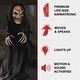 preview thumbnail 2 of 9, Haunted Hill Farm Colossal the Hunched Skeleton Reaper by Tekky, Premium Talking Halloween Animatronic, Plug-In or Battery