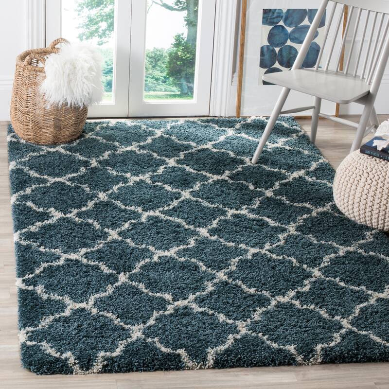SAFAVIEH Hudson Shag Vitchka Glam Trellis 2-inch Area Rug
