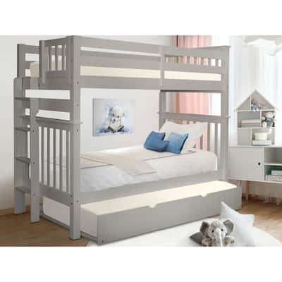 Taylor & Olive Trillium Tall Twin over Twin Bunk Bed, Twin Trundle