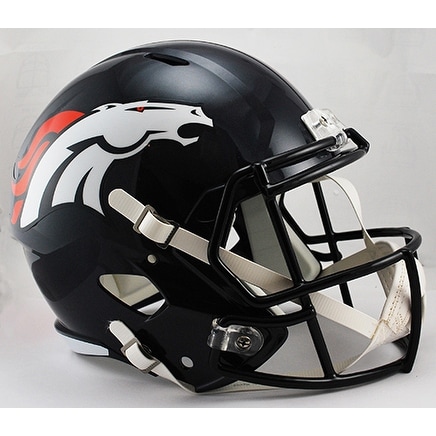 Denver Broncos Riddell Full Size Deluxe Replica Speed Football Helmet