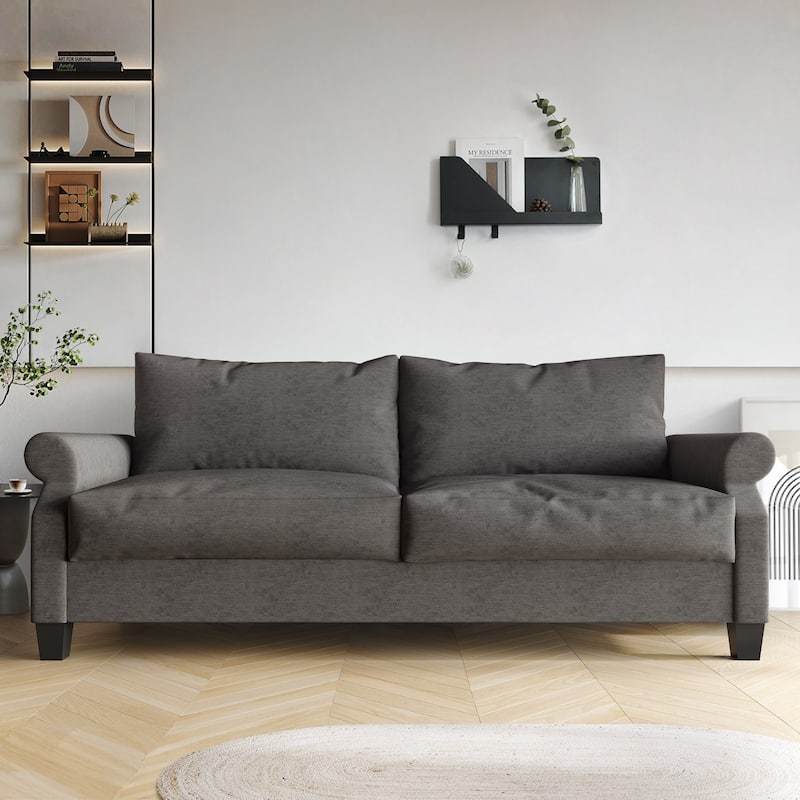 CraftPorch Classic Linen Upholstered 3-Piece Living Room Set