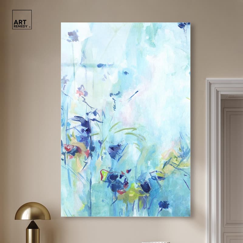 Heavenly Blue I Acrylic by Art Remedy, Ready to Hang