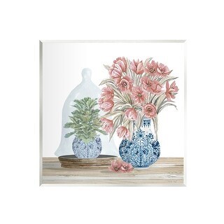 Stupell Industries Cindy Jacobs Grey - Bouquet di fiori a forma di parigino, motivo floreale francese, decorazione da parete, 24 x 30, colore: bianco sporco : Cindy Jacobs