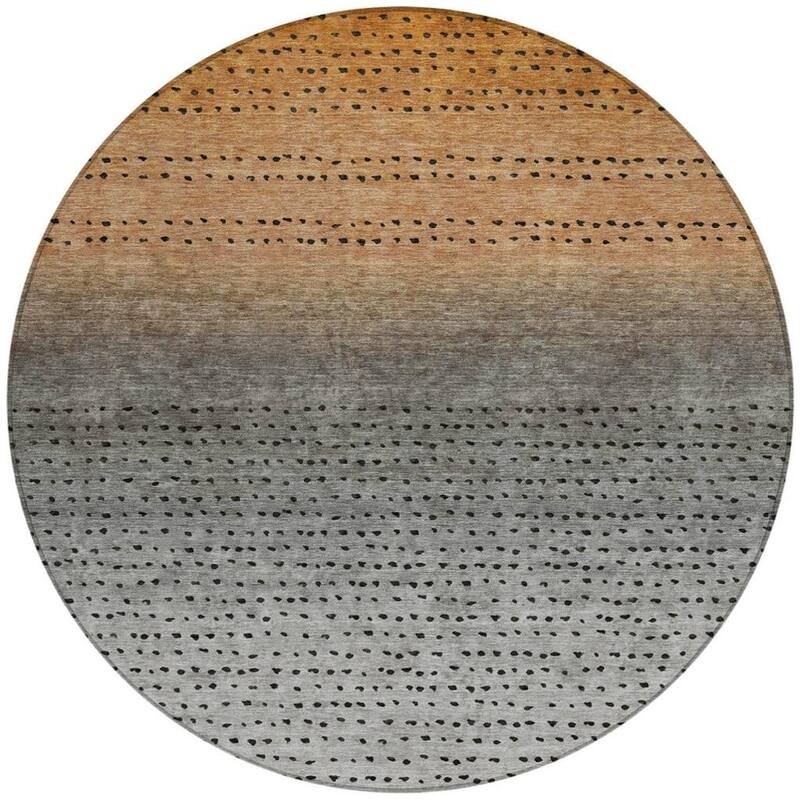 HomeRoots Abstract Transitional Rectangle Outdoor Rug