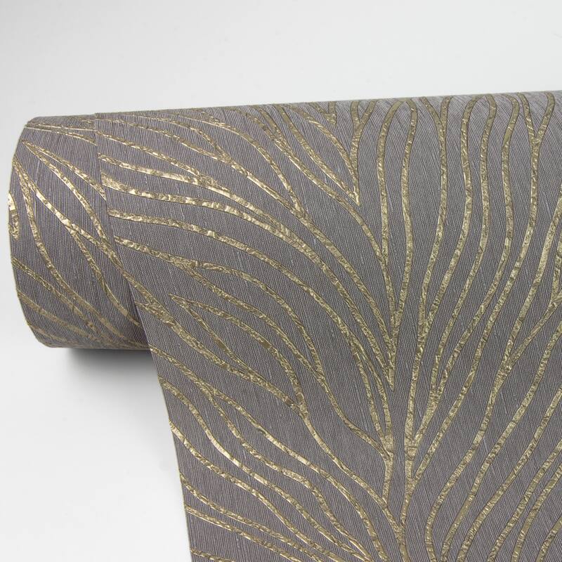 Advantage Tomo Mauve Abstract Wallpaper - 20.9in x 396in x 0.025in