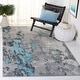 preview thumbnail 17 of 18, SAFAVIEH Adirondack Cordelia Abstract Glam Rug - Grey/Yellow - 8' Square