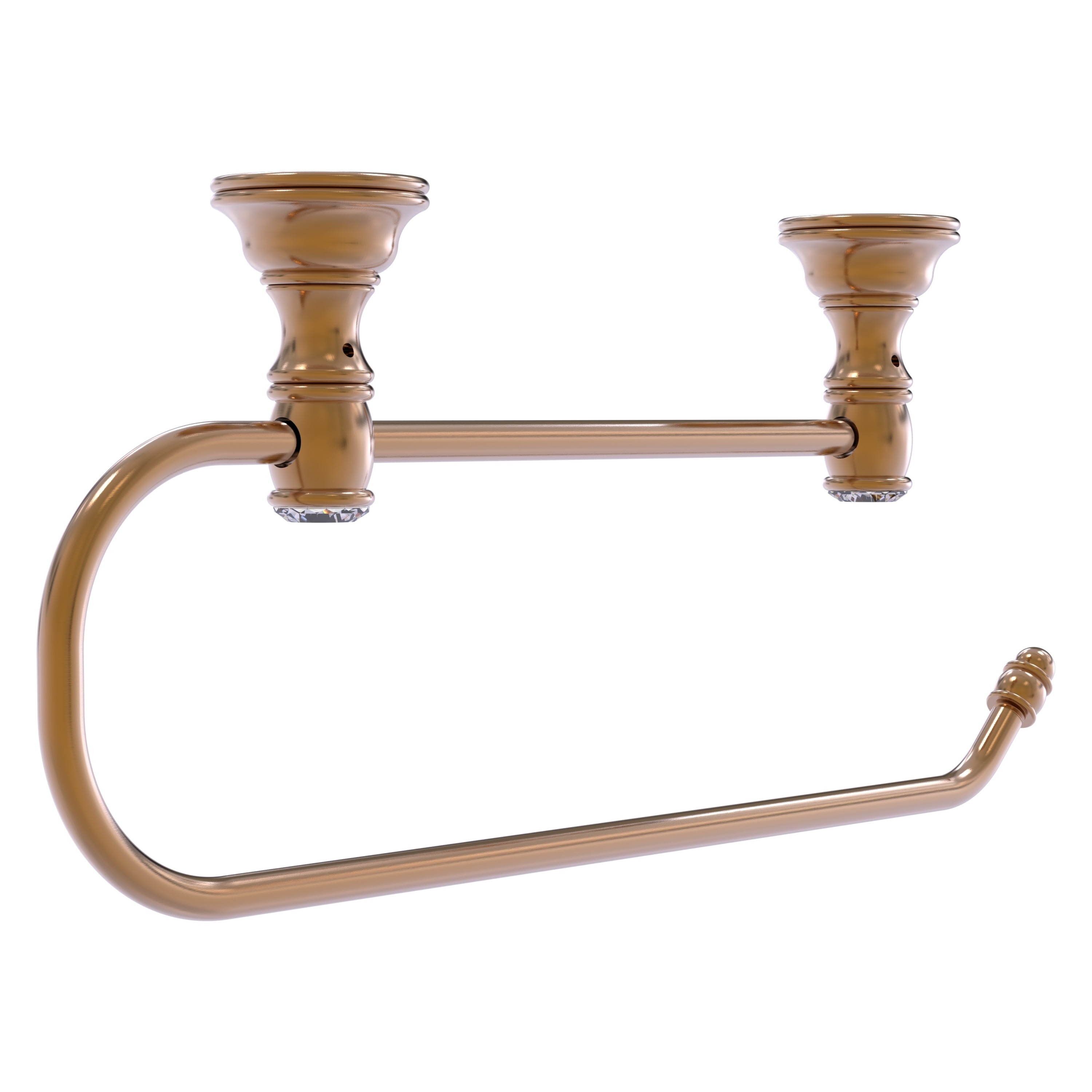 Allied Brass Carolina Crystal Collection Under Cabinet Paper Towel Holder