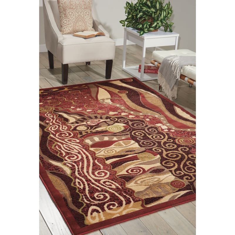 Nourison Modesto Abstract Geometric Area Rug