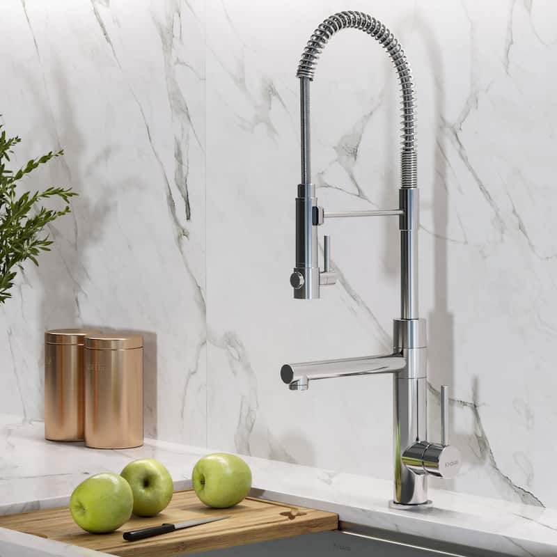 Kraus Artec 2-Function Commercial Pulldown Pot Filler Kitchen Faucet