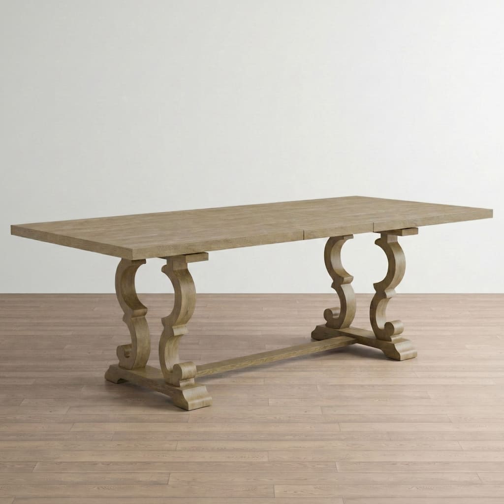 The Gray Barn Windswept Rustic 90-inch Wood Expandable Dining Table