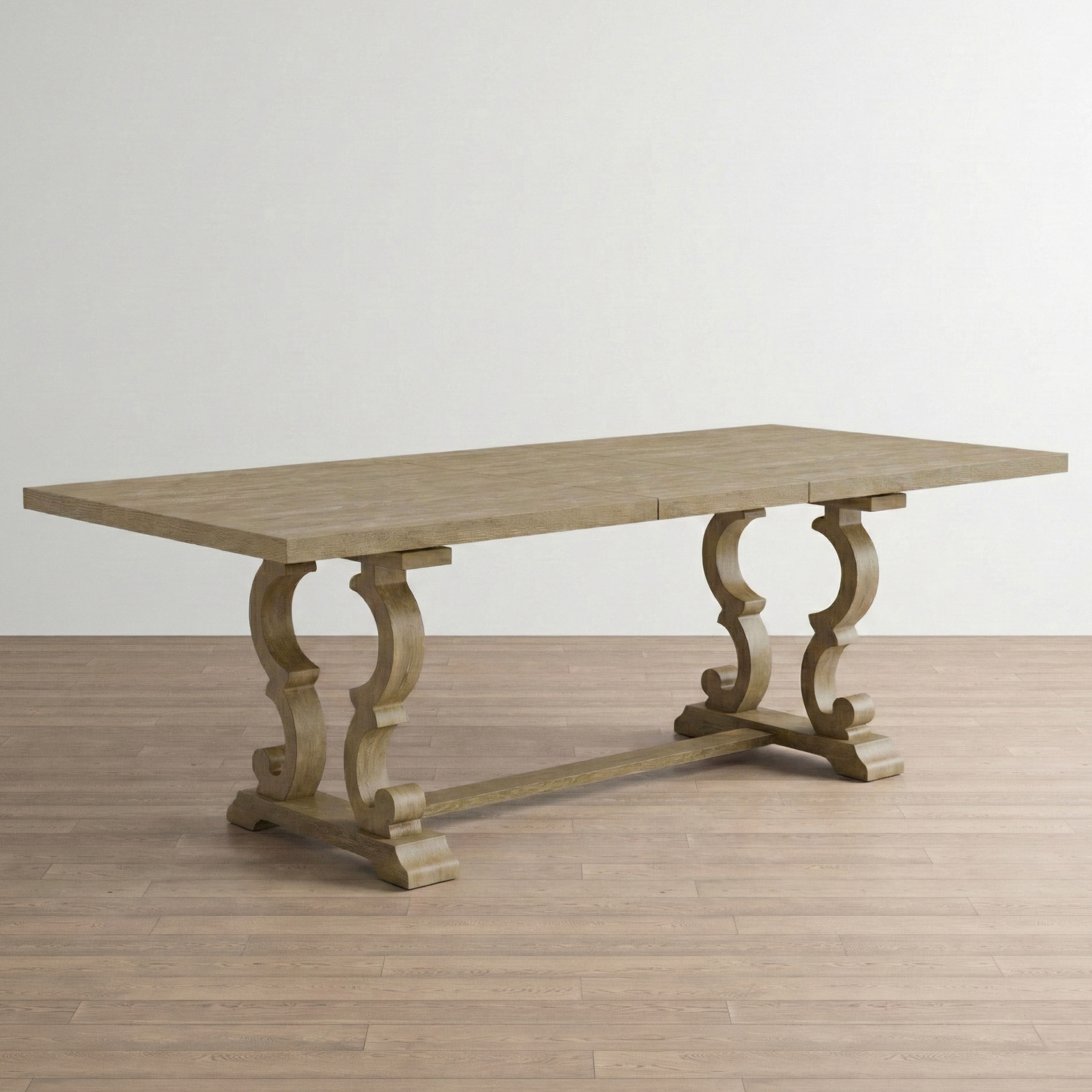 The Gray Barn Windswept Rustic 90-inch Wood Expandable Dining Table