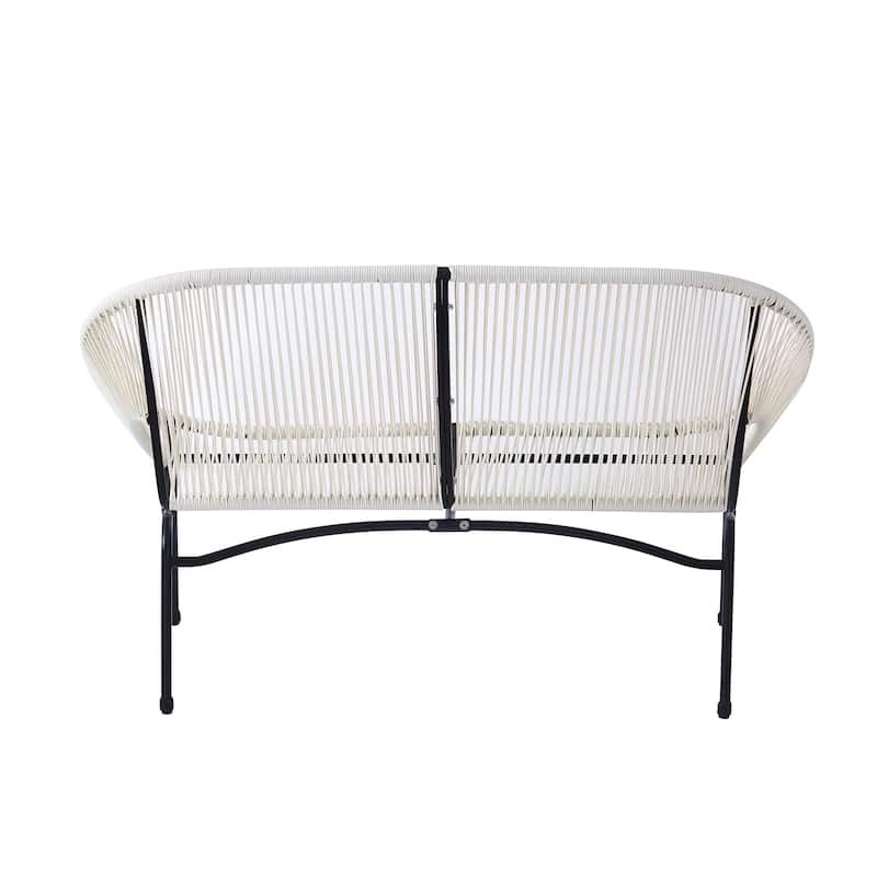 Naomi Outdoor Hammock Loveseat Bench by Christopher Knight Home