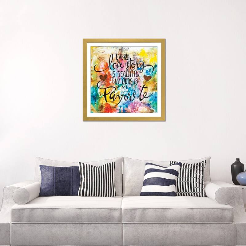 iCanvas "Every Love Story Is Beautiful" by Ivan Guaderrama