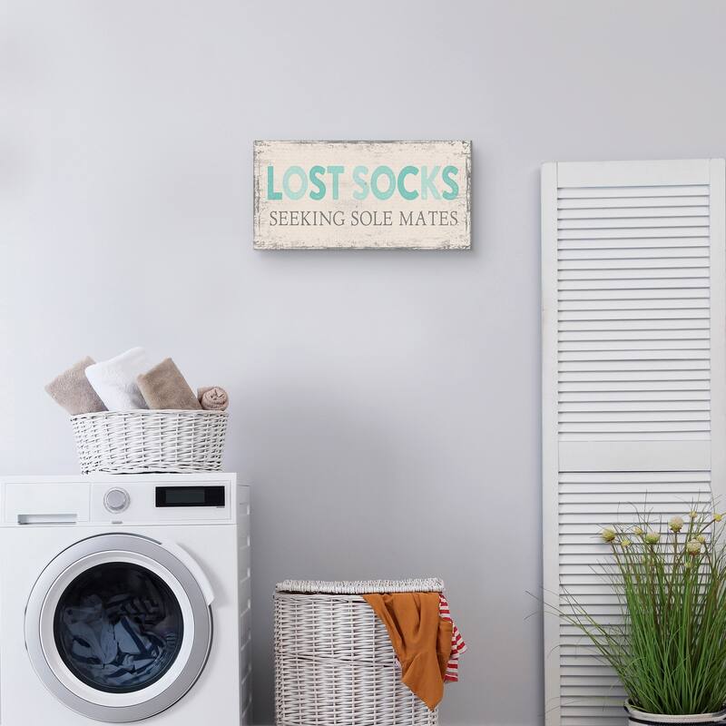 Lost Socks Canvas Art Print