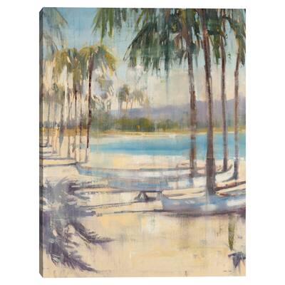 Ocean Palms by Joseph Cates Canvas Art Print