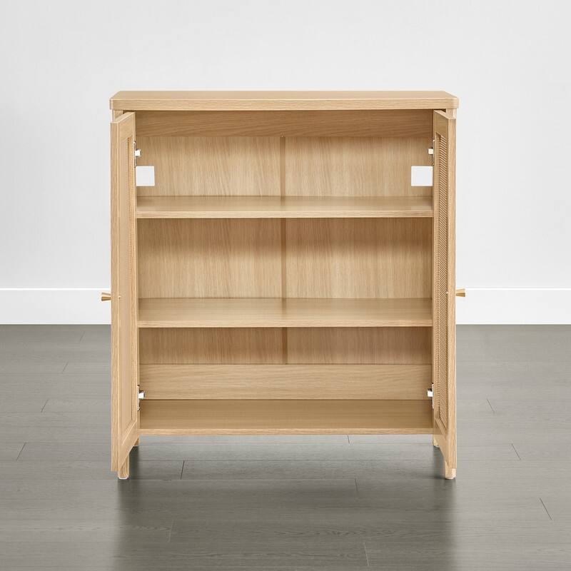 Spruce & Spring Boho Chic Sideboard Buffet Cabinet with Storage for Dining & Living Room