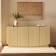 preview thumbnail 11 of 28, Manhattan Comfort Ardea 60" Sideboard (4-Door) Natural Oak