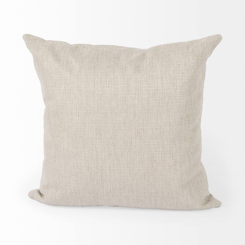 Valence Beige Throw Pillow Sectional Piece - 17.91 x0.39 x17.91